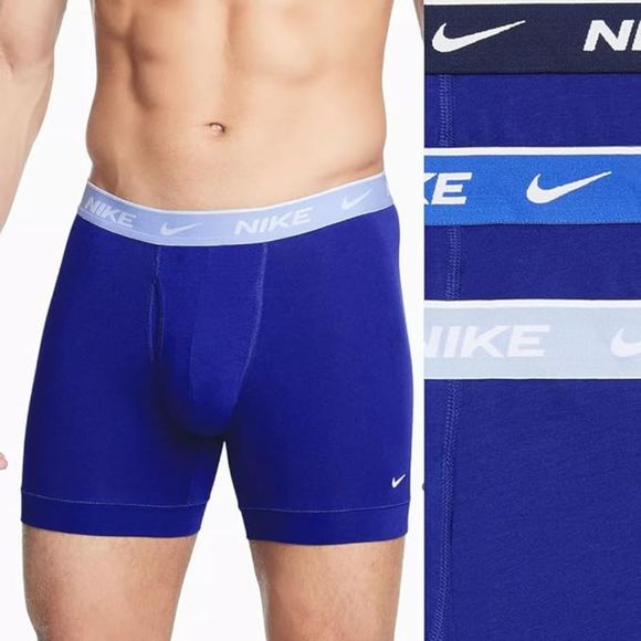 Nike Dri-Fit Essential Cotton Boxer Briefs Men’s 3 Pack - Picture 1 of 7